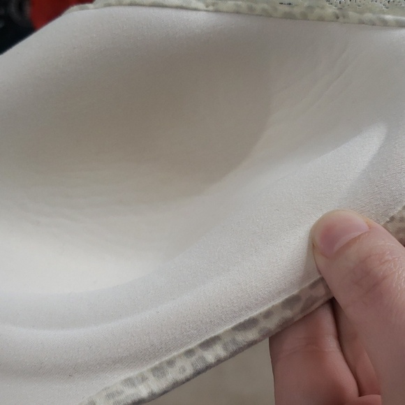 Maiden Form No Wire Push-Up Off-White Cheetah Print Bra Size 36B - Picture 8 of 8